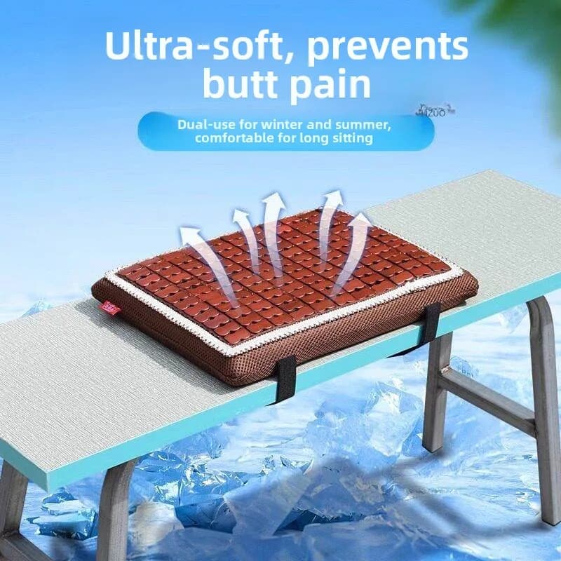 Cuscino in lattice per sedia da ufficio, antiscivolo, traspirante, a forma di D, per operai di fabbrica, previene il dolore ai glutei