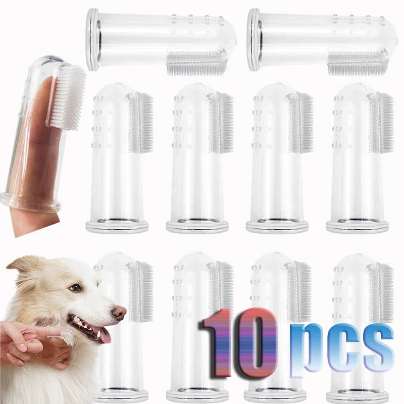 Pulizia dei denti per cani spazzola per spazzolino da denti Super morbida per l'alitosi strumento per denti tartaro pulizia del gatto forniture per cuccioli di animali domestici