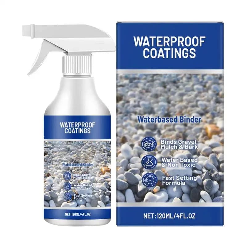 Raccoglitore per ghiaia da 120 ml Colla per sigillatore di rocce Stabilizzatore adesivo Spray impermeabile ad asciugatura rapida per parco giochi nel cortile
