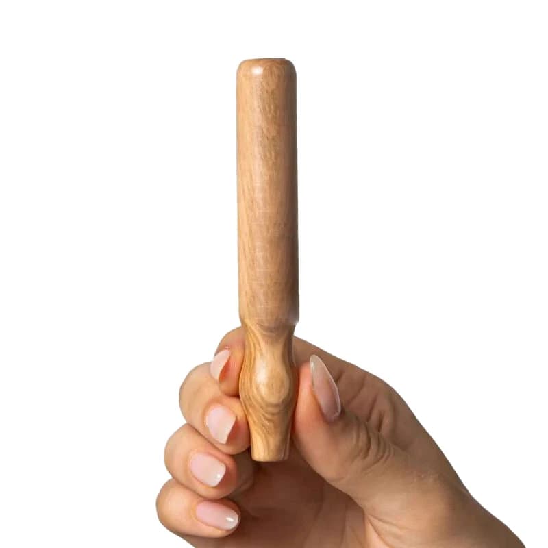 Inalatore in legno per aromaterapia con oli essenziali, diffusore personale, inalatore per smettere di fumare con bastoncini in fibra