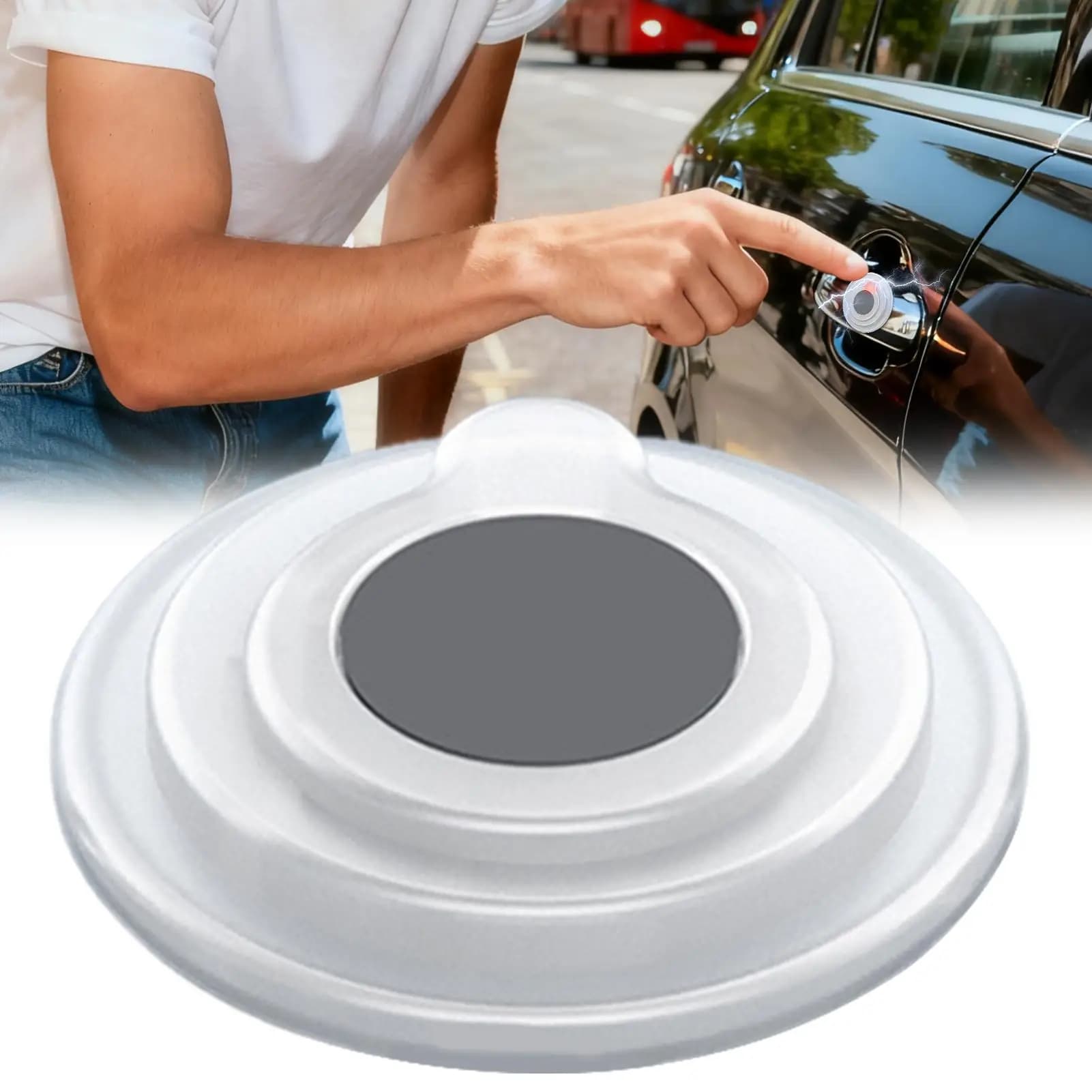 Paraurti per portiera auto Adesivo Slam Stopper Adesivo anti-collisione per auto Accessori adesivi per fermaporta per portiera per auto in silicone universale