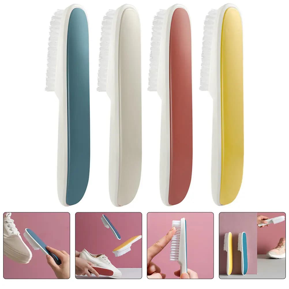 4Pcs Laundry Cleaning Brushes Soft Bristles Shoe Clothes Scrubbing Brush Multi-Use Home Cleaning Tool Scrub Brush