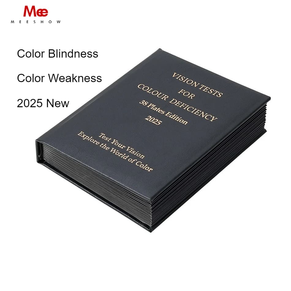 View test for color deficiencies 38th edition 2025 Book of weakness daltonism for view Optical test book for ophthalmology