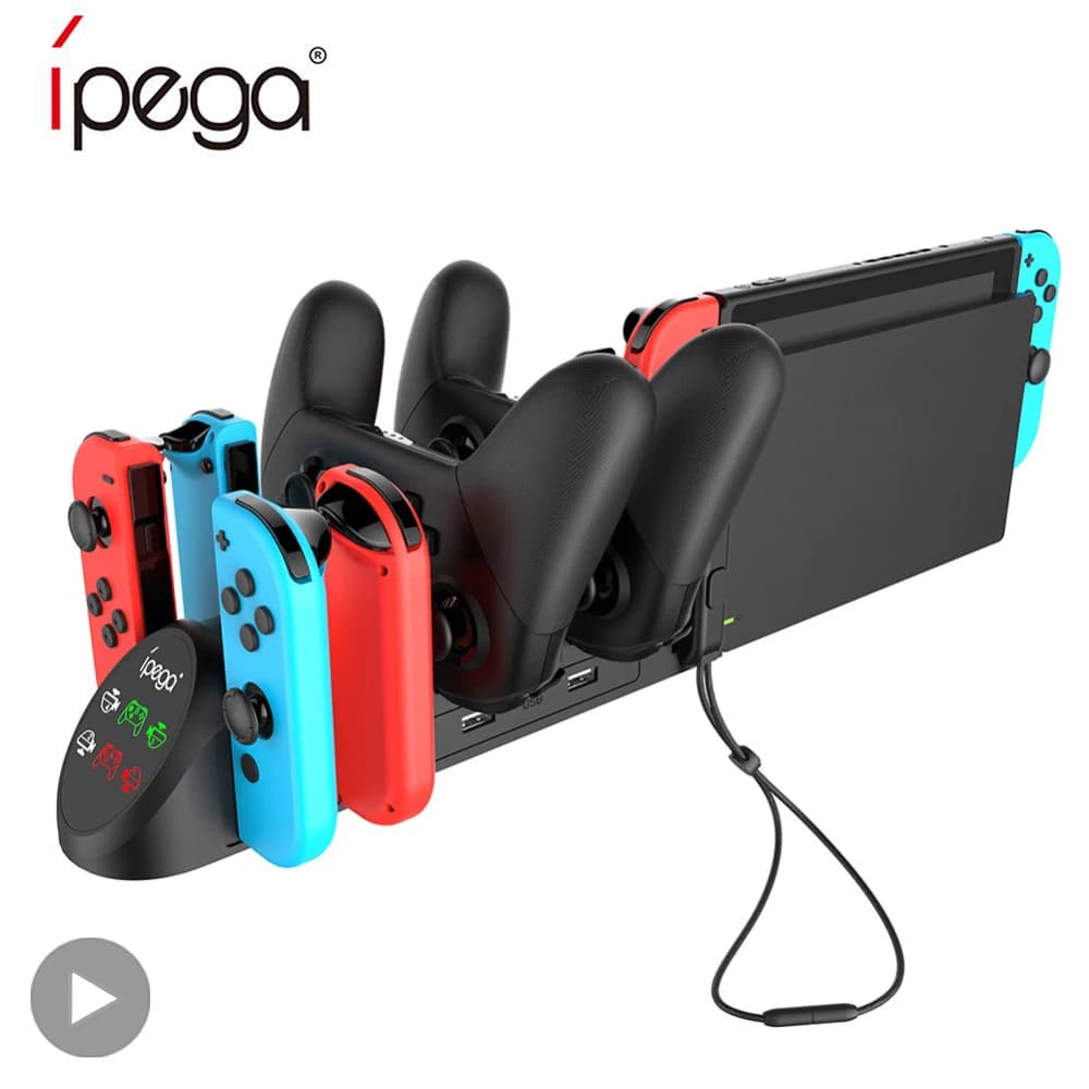 Controllo caricabatteria per Nintend Nintendo Switch e OLED Joy Con Joycon Console Dock di ricarica Supporto controller Nintendoswitch