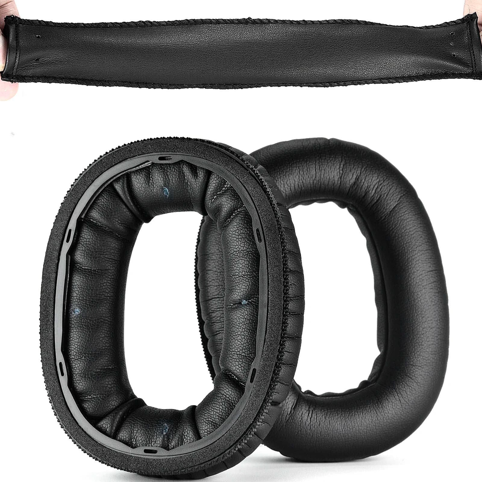 1 paio di cuscinetti per auricolari in spugna morbida di ricambio copricuscino per fascia per accessori per cuffie Wireless MARSHALL Monitor II 2 ANC