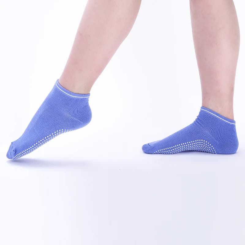 Calzini da yoga antiscivolo in silicone color caramello traspirante per donna, pilates, danza e allenamento fitness, calzini da interno