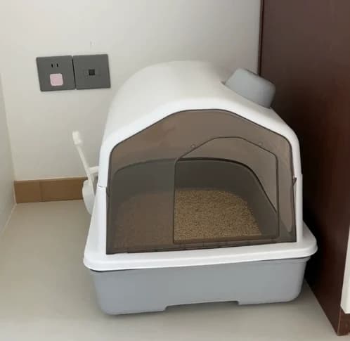 Extra Large Enclosed Cat Litter Box, Odor Control Anti Splash Cat Toilet, Jumbo Covered Cat Sandbox for Big Cats