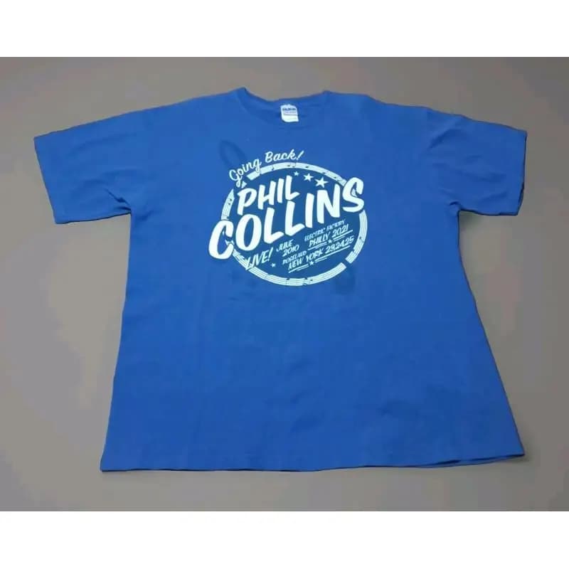 Maglietta del tour del 2010 di Phil Collins Going Back