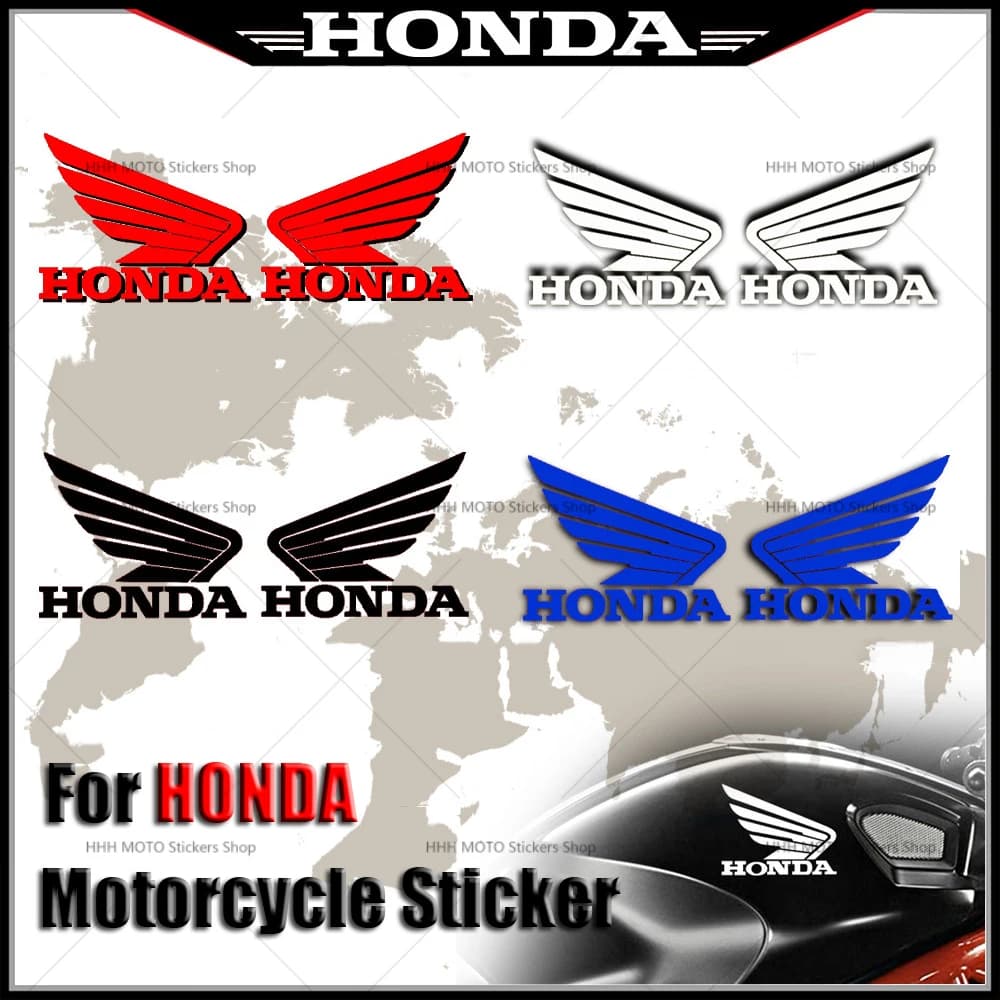 Adesivi Laterali per Nuove Moto Honda, Decalcomanie in Vinile a Forma di Auto, Adesivi Riflettenti Applicabili Ovunque