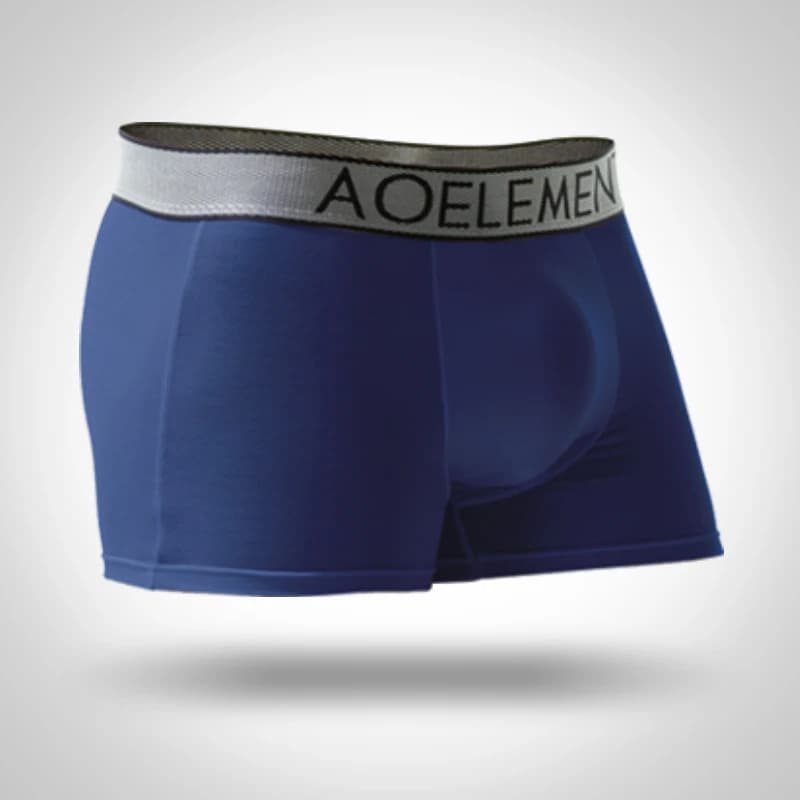Intimo Maschile con Design a U per Prevenire lo Spostamento, Separazione a Proiettile per le Vene Spermatiche, Boxer con Tasca di Supporto per Vene Varicose