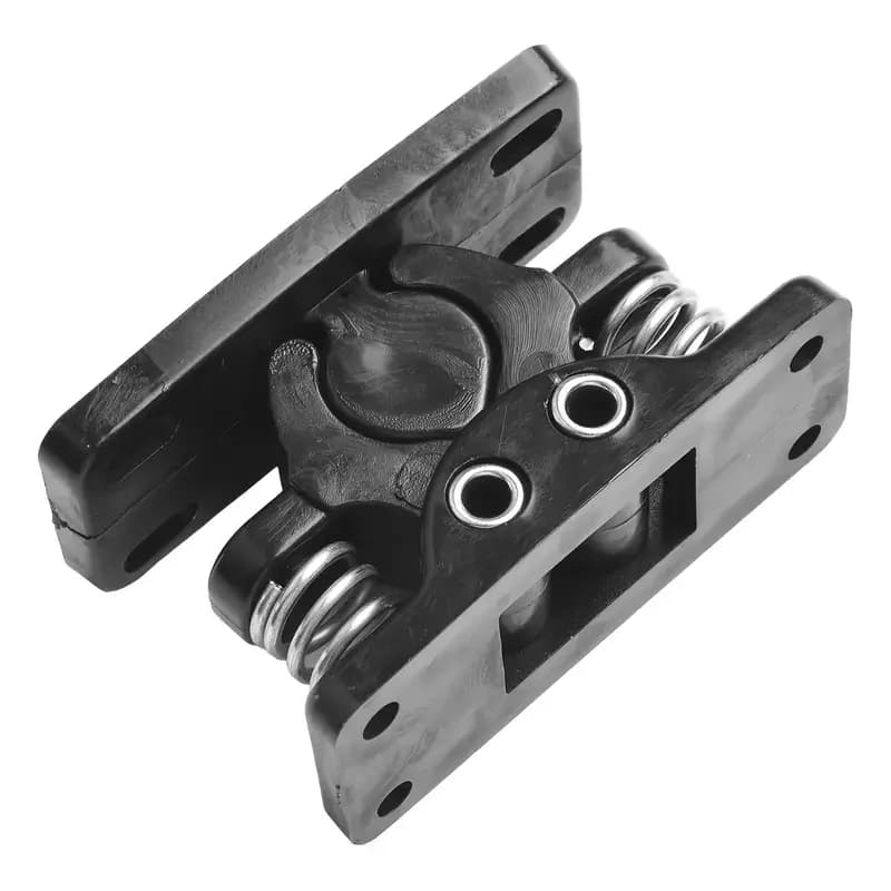 Chiusura per porta Chiusura a doppio rullo con serratura per porta caricata a molla Morsetto per porta RV Morsetto per porta Clip Hardware di sicurezza Serratura per porta