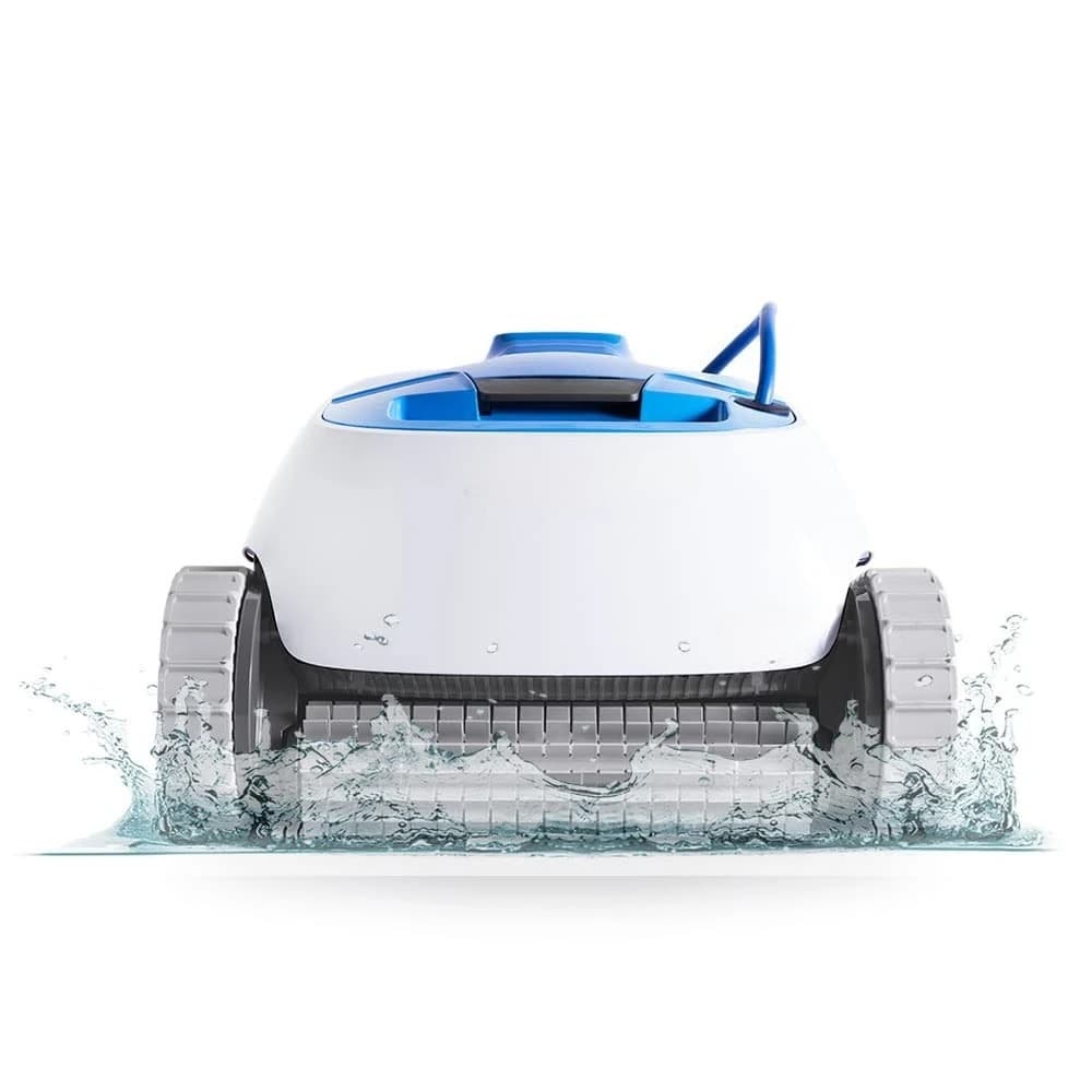 Automatic Robotic Pool Vacuum Cleaner, Wall Climbing & Active Scrubber Brush for In-Ground Pools, Custom