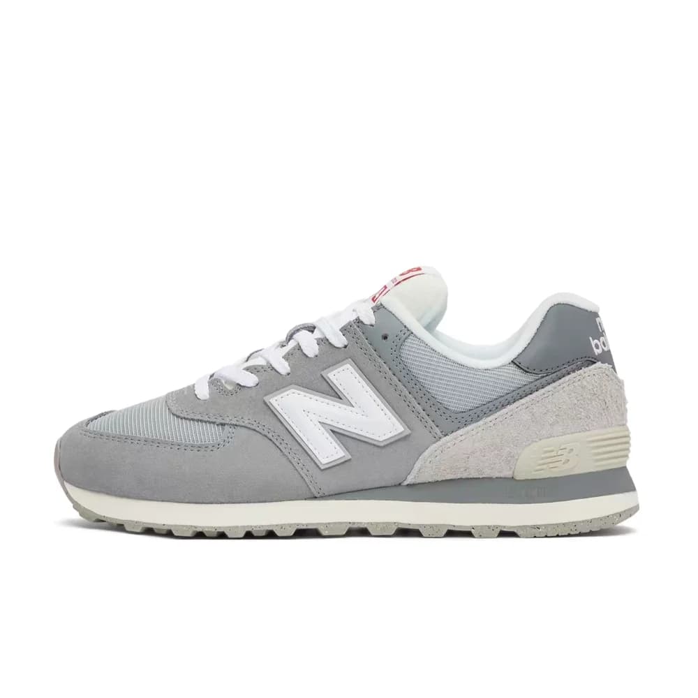 New Balance NB574 Unisex Low-Top Running Shoes – Gray/White, Barn-Style Design, Comfortable & Versatile U574BKR