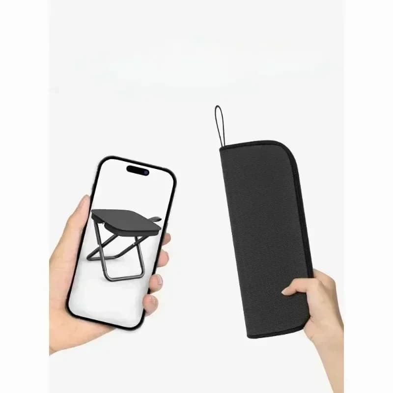 Outdoor Pencil Case Mini Folding Portable Handbag Stool Folding Ultra Light Stool Picnic Camping Fishing Folding Stool