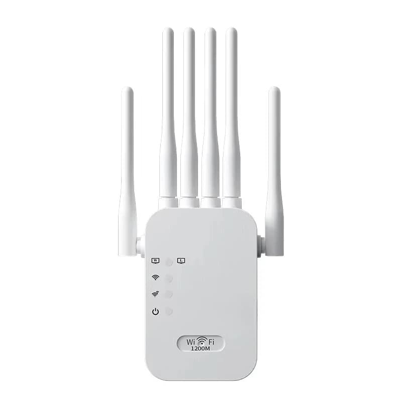 1200Mbps Dual Band WiFi Repeater Boosters 2.4G Remote Expanders and 5g Signal Amplifiers Repeats WiFi