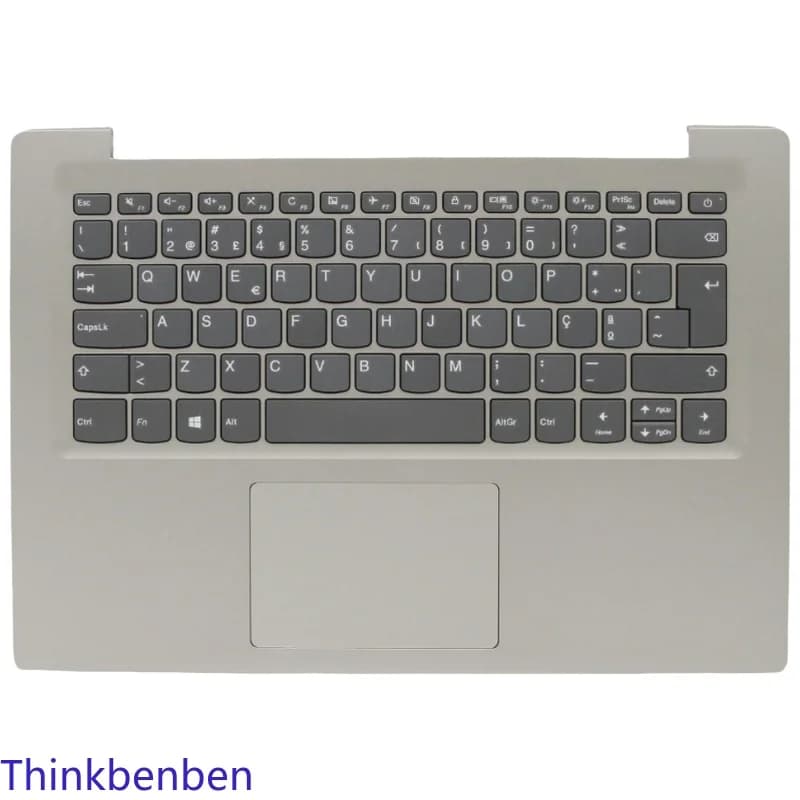Cover Superiore per Tastiera in Grigio Minerale Portoghese PT, Guscio Palmrest per Lenovo Ideapad S130 14 130s 14IGM 120s 14IAP 5CB0R61466