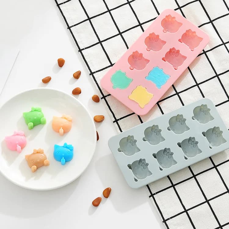 Stampo in silicone DIY8 con simpatico avatar per torte, ghiaccio, biscotti e cioccolato - Utensili da forno