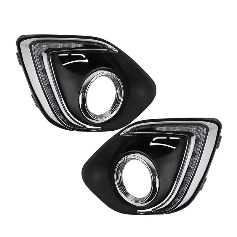 Auto LED DRL Luci Diurne Per Mitsubishi ASX RVR 2013 - 2015 Giallo Indicatori di direzione Diurni Fari Lampada di Guida Auto Fendinebbia