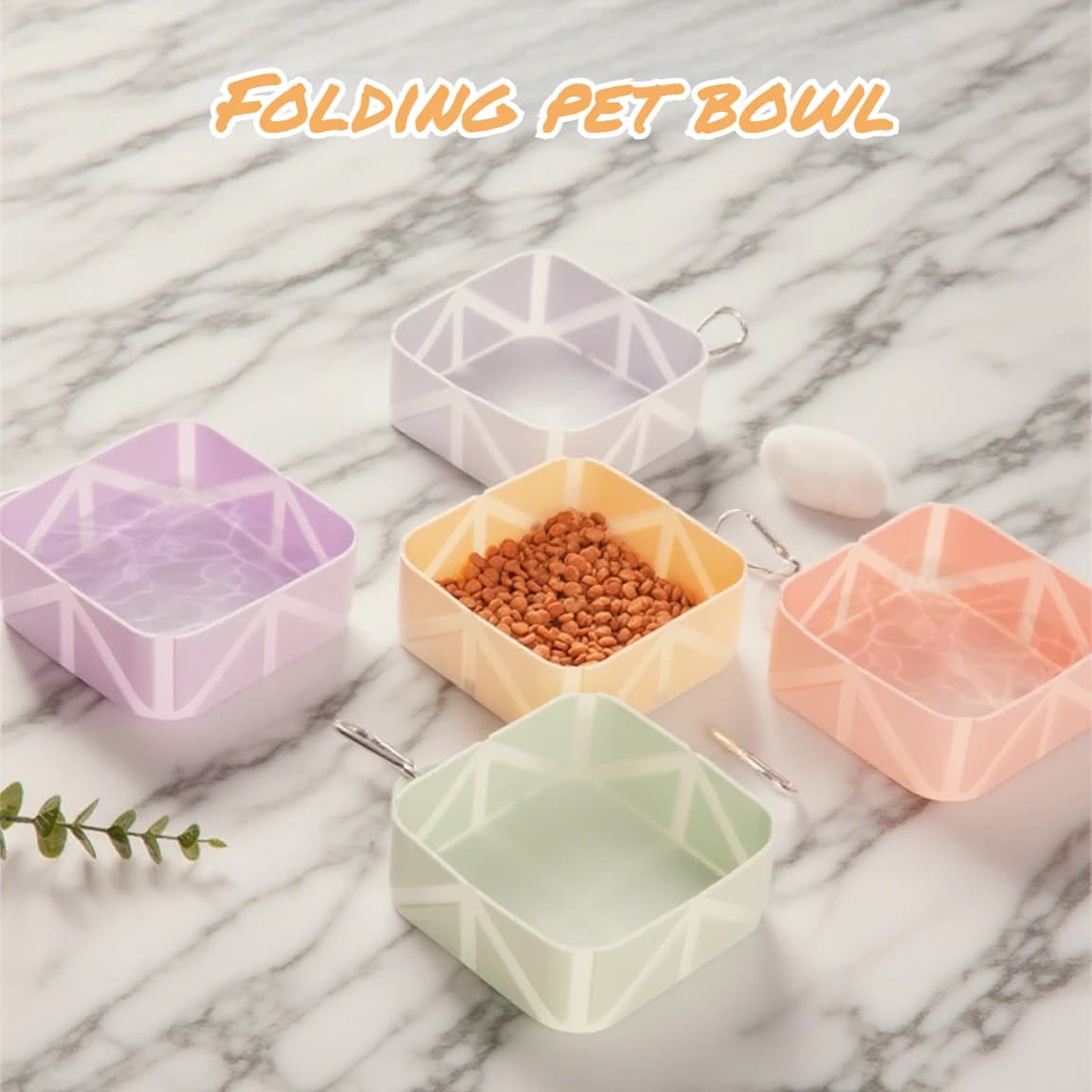 Ciotola pieghevole per cani e gatti Ciotola portatile in silicone per acqua potabile all'aperto Ciotola per cibo per cani Ciotola da viaggio per animali domestici Fornitura da campeggio per cani e gatti