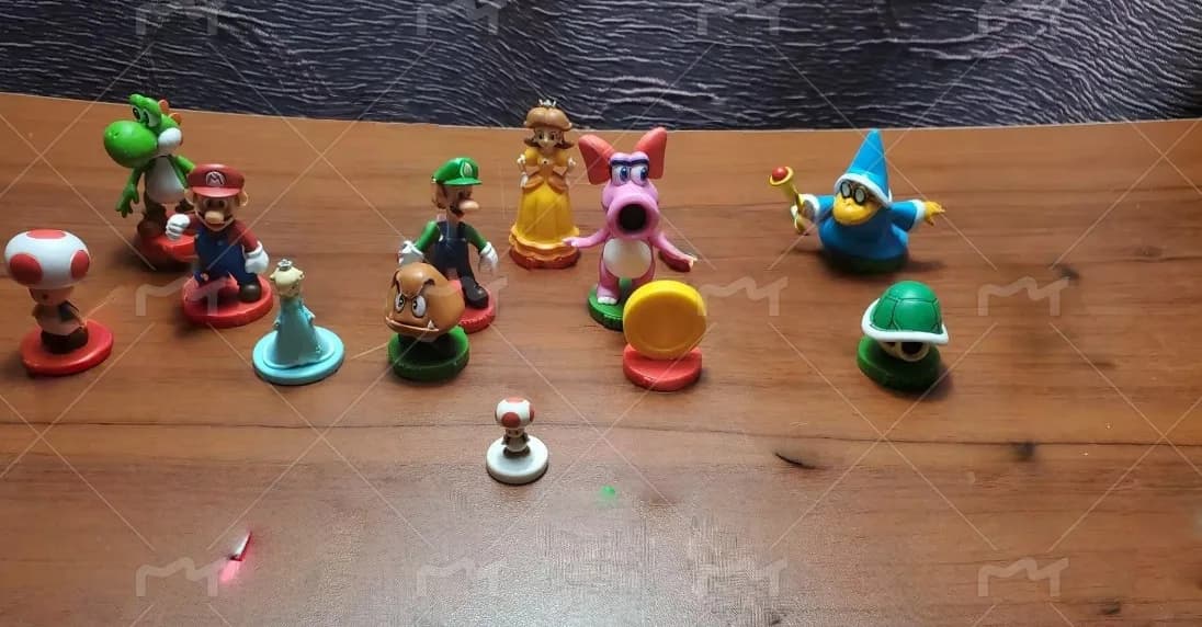 Y Nintendo games SuperMarios Brothers Chess Collector Edition Luigi Peach Mushroom Koopa PVC figure Model Toys