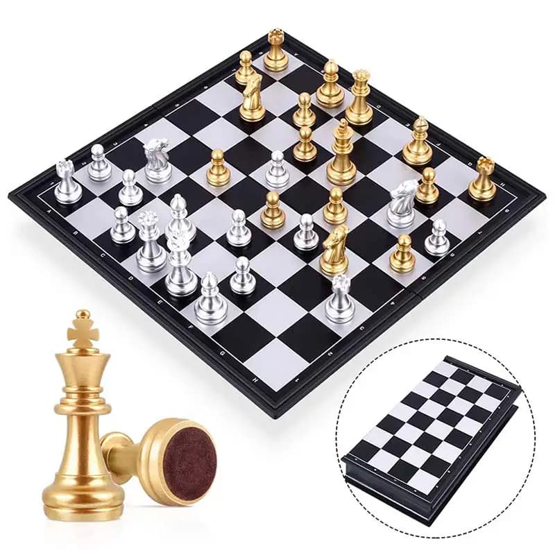 25/36cm set di scacchi medievali di grandi dimensioni con scacchiera magnetica di grandi dimensioni 32 pezzi degli scacchi set da tavolo per giochi da tavolo szachy