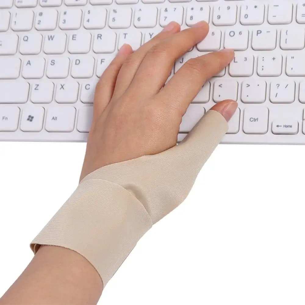 Supporto per Polso e Dita, Fascia Compressiva per Dolori al Pollice, Immobilizzatore per Sindrome del Tunnel Carpale, Fascia per Polso