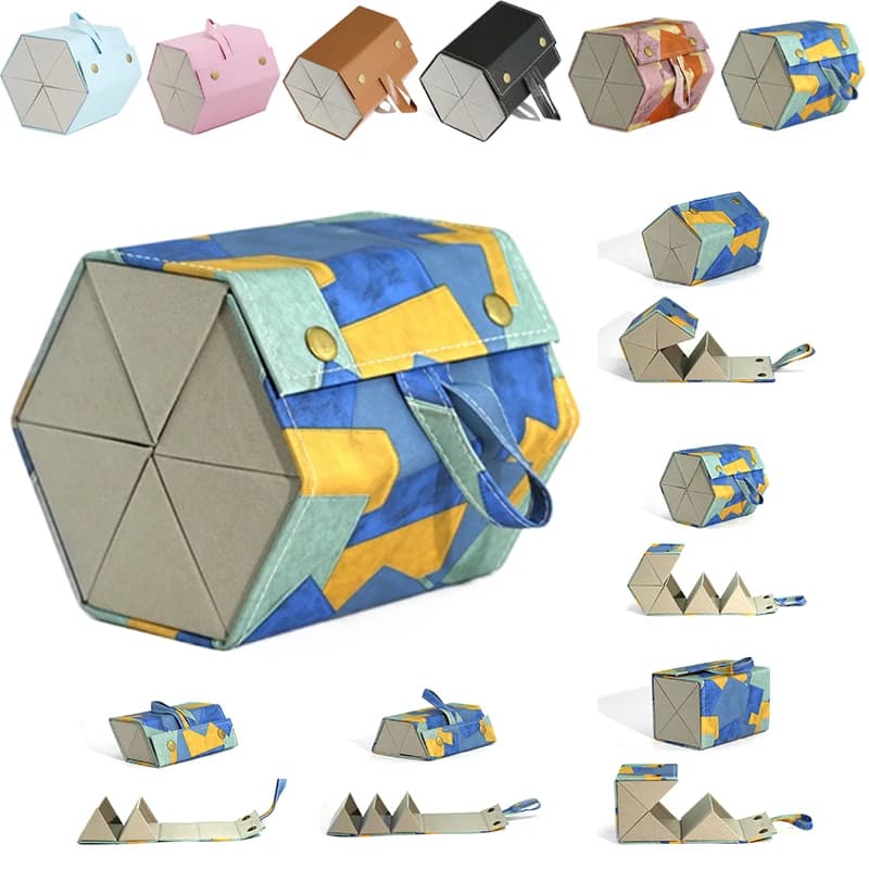Nuova custodia per occhiali da sole in pelle PU pieghevole portatile per occhiali organizzatore 2/3/4/5/6 slot espositore per riporre oggetti accessorio da viaggio per la casa