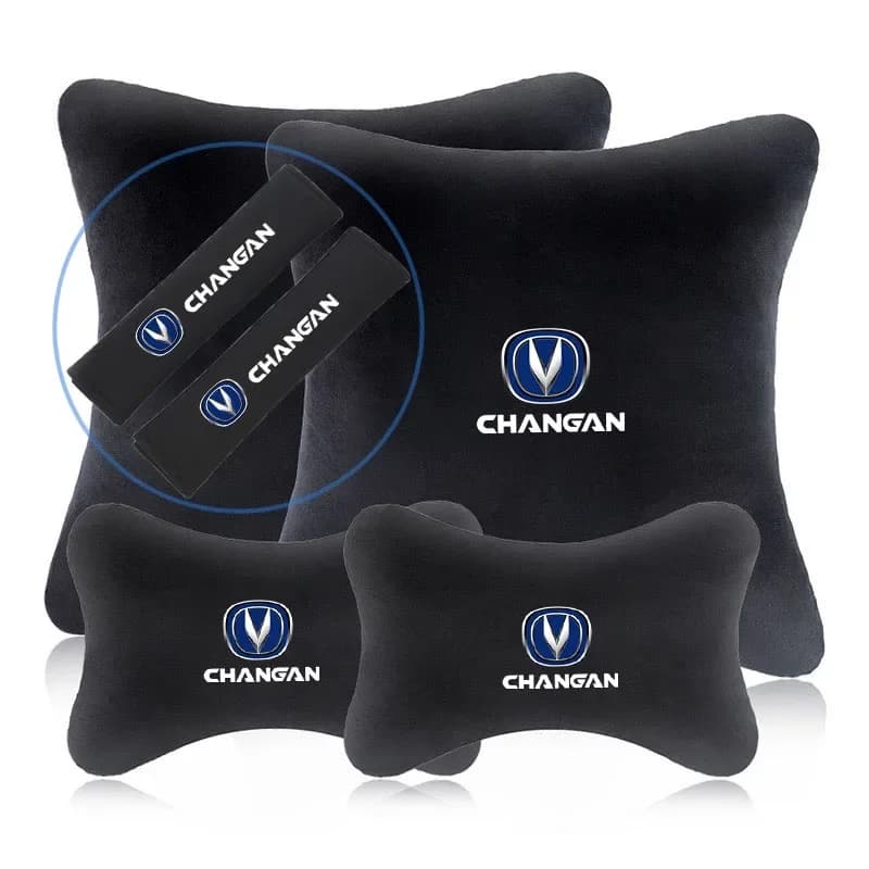 Cuscino per il collo dell'auto con supporto lombare per CHANGAN CS15 CS35 CS55 CS75 CS85, cuscino morbido per poggiatesta per trazione lunga, accessori per auto
