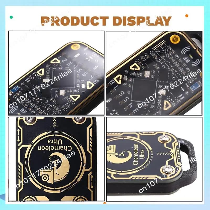 A17Z Chameleon Ultra RFID Smart Chip Reader + CUID Portachiavi Smart Card Emulatore NFC Duplicatore 125K 13.56Mhz ID IC Card Decoder