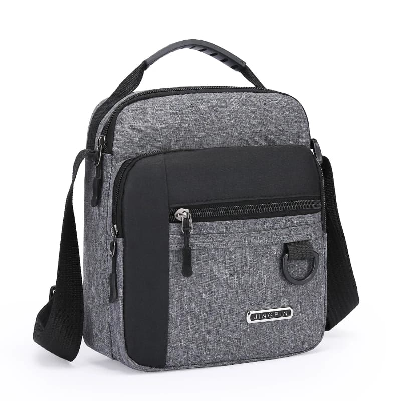 Large Capacity Men's Bag Single Shoulder Bag Waterproof And Wear-resistant Backpack Multiple Pockets For Business