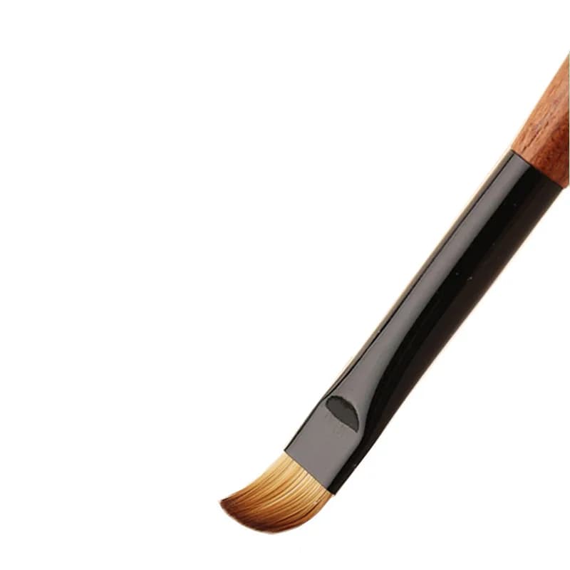 1/12PCS Sandalwood Handle Nail Drawing Brushes For Manicure Lines Painting Gradient UV GEL Extension Builder Drawing Pen