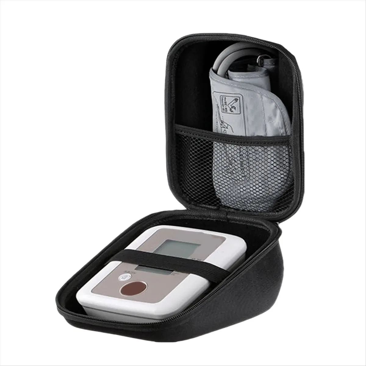TCE Hard Case for Upper Arm Blood Pressure Monitor with Cuff Portable Travel Carrying Protective Bag Hard Case
