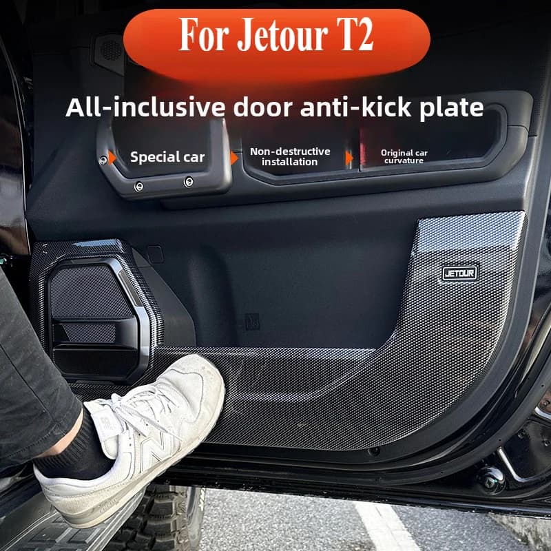 Protezione per Portiera Auto in ABS Anti-Graffio e Anti-Polvere per Chery Jetour Traveller T2, Accessori Interni