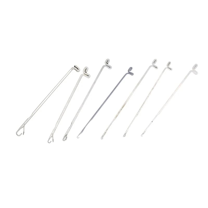 100 Pcs Latches Hook Handmade Beading Tool Three-Way Crochet Bracelets Needle