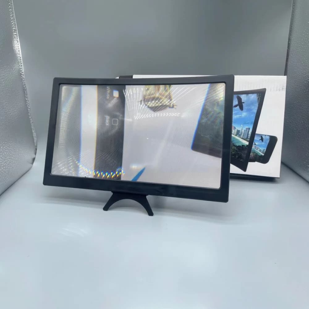 14 Inch Curved Phone Screen Magnifier Stand Foldable Video Amplifier Universal Holder For Smartphone Media Watching