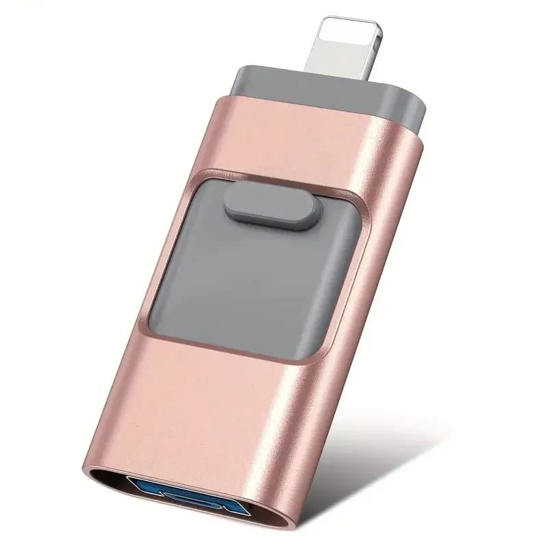 4in1 USB 3.0 Flash Drive For Iphone TYPE-C 128GB/256GB/512GB/1TB OTG Pen Drive Thumb Drive TYPE-C Memory Stick 4 In 1 Micro USB