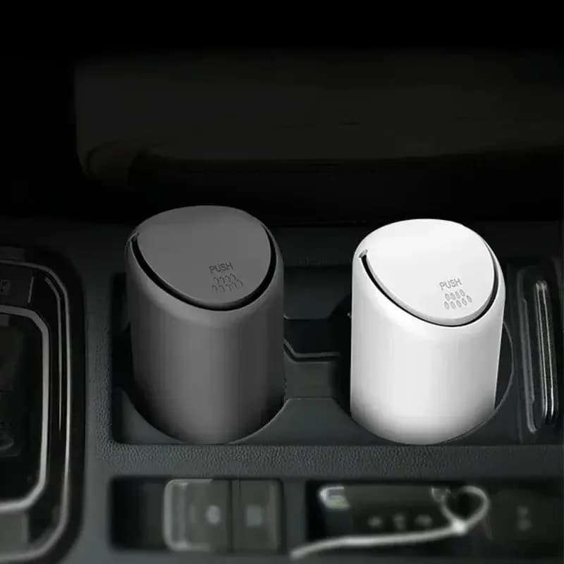 Pattumiera per auto, custodia per la polvere in silicone, contenitore in gomma, organizer per auto, scatola di immagazzinaggio, accessori Bo