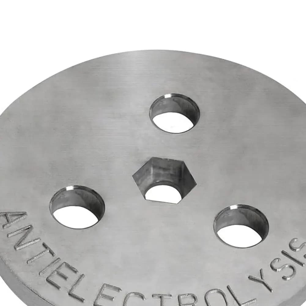 Skimmer per piscina Piastra di peso anodo di zinco Peso anti-elettrolisi per sistema di sale Piscine contro la corrosione e l'elettrolisi