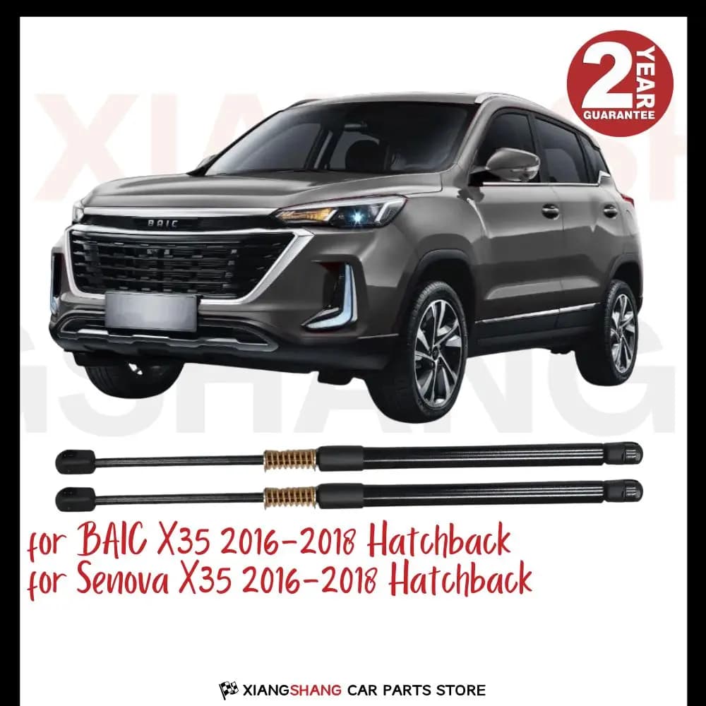 2 Pezzi Ammortizzatori a Gas per Apertura Automatica Posteriore con Molla per BAIC X35 2016-2018 Hatchback, Supporti a Gas per Bagagliaio