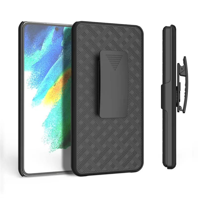 Per Samsung S21 FE Custodia da corsa Sport Fondina Cavalletto Girevole Clip da cintura Supporto per Samsung Galaxy S21 FE S21FE 5G Custodia