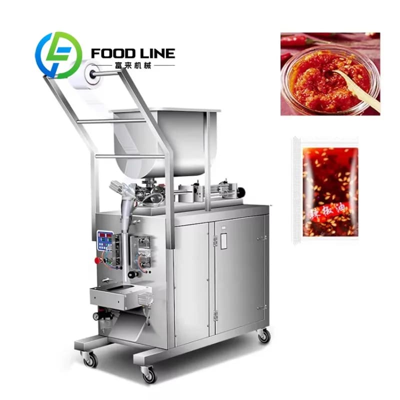 Macchina di rifornimento liquida per pasta automatica personalizzata 5g 10g 20g Attrezzatura per l'imballaggio della salsa