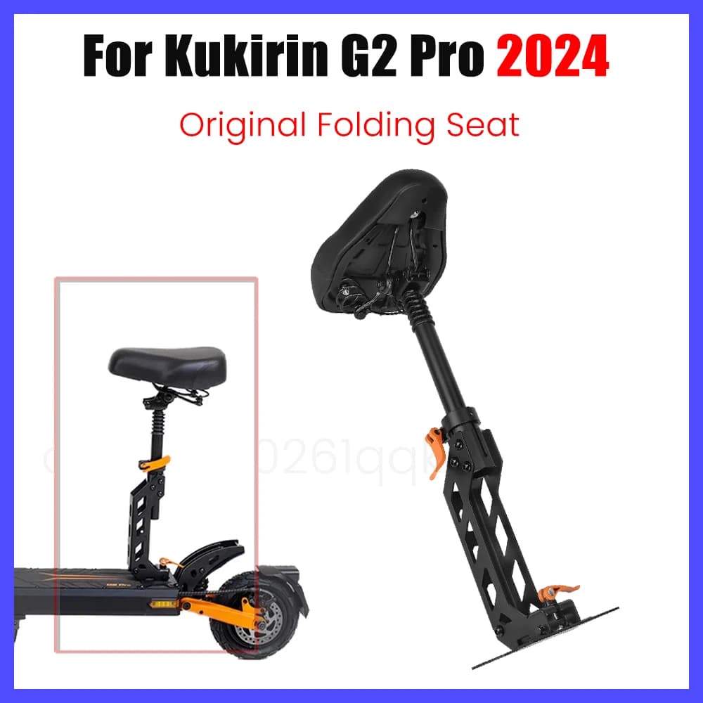 Sedile Pieghevole Originale per Monopattino Elettrico KuKirin G2 Pro 2024 Nuova Versione, Cuscino Ammortizzante per Sella