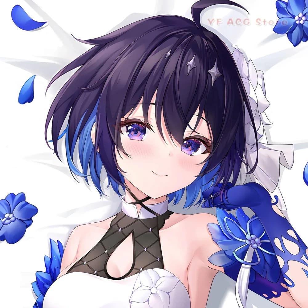 Honkai Impact 3rd Seele Vollerei Anime 2WAY Dakimakura Federa per Cuscino da Abbraccio Otaku