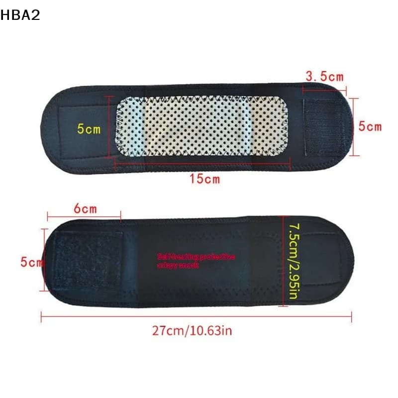 【H】1 Pezzo Fascia da Polso Autoriscaldante con Terapia Magnetica, Supporto Compressivo per Alleviare il Dolore, Scaldamani