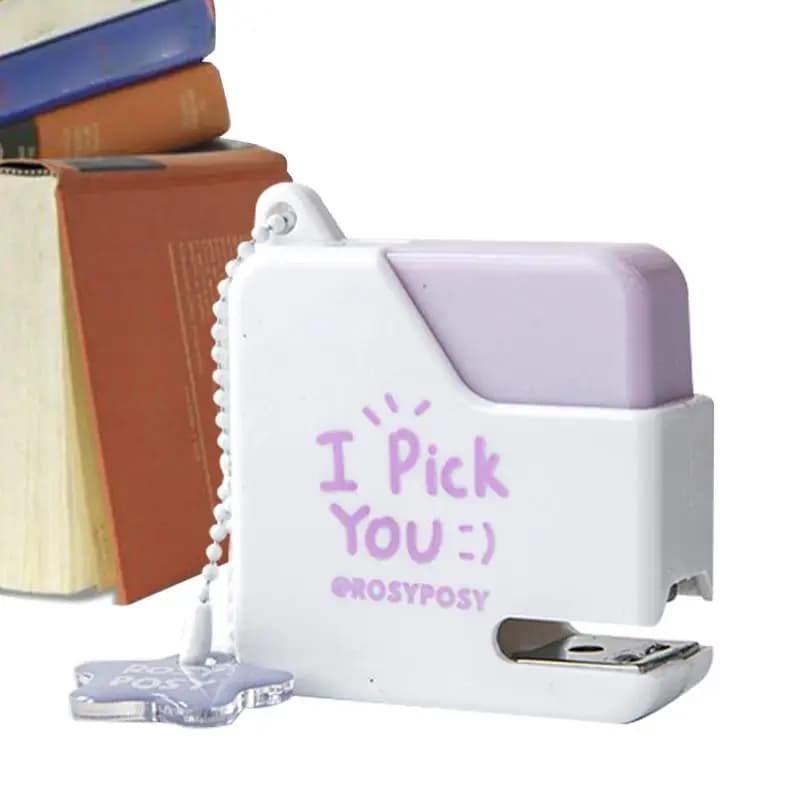 Cucitrice portatile Piccola cucitrice con graffetta Forniture per ufficio carine Set di cucitrici in miniatura Kit di cucitrici per forniture per ufficio portatili per