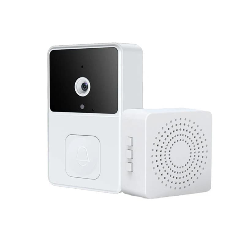 ABUN-Video Kit campanello intelligente wireless Videocitofono WiFi Videocitofono Visione notturna Audio bidirezionale Archiviazione cloud Campanello di sicurezza