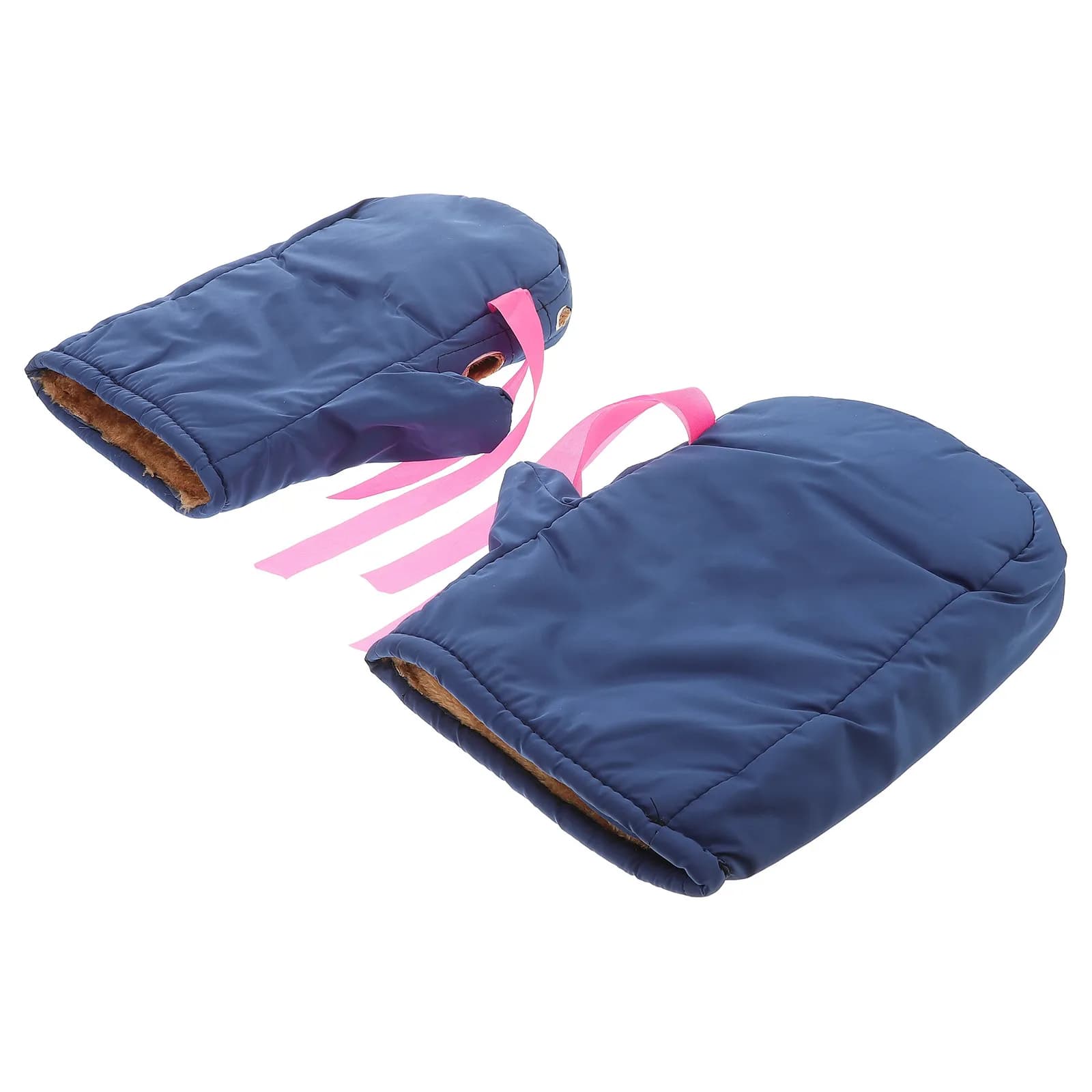 1Pair Thickened Winter Gloves Breathable Comfortable Waterproof Protective Hand Warmer for Motorcycle Bike Battery Car Outdoor