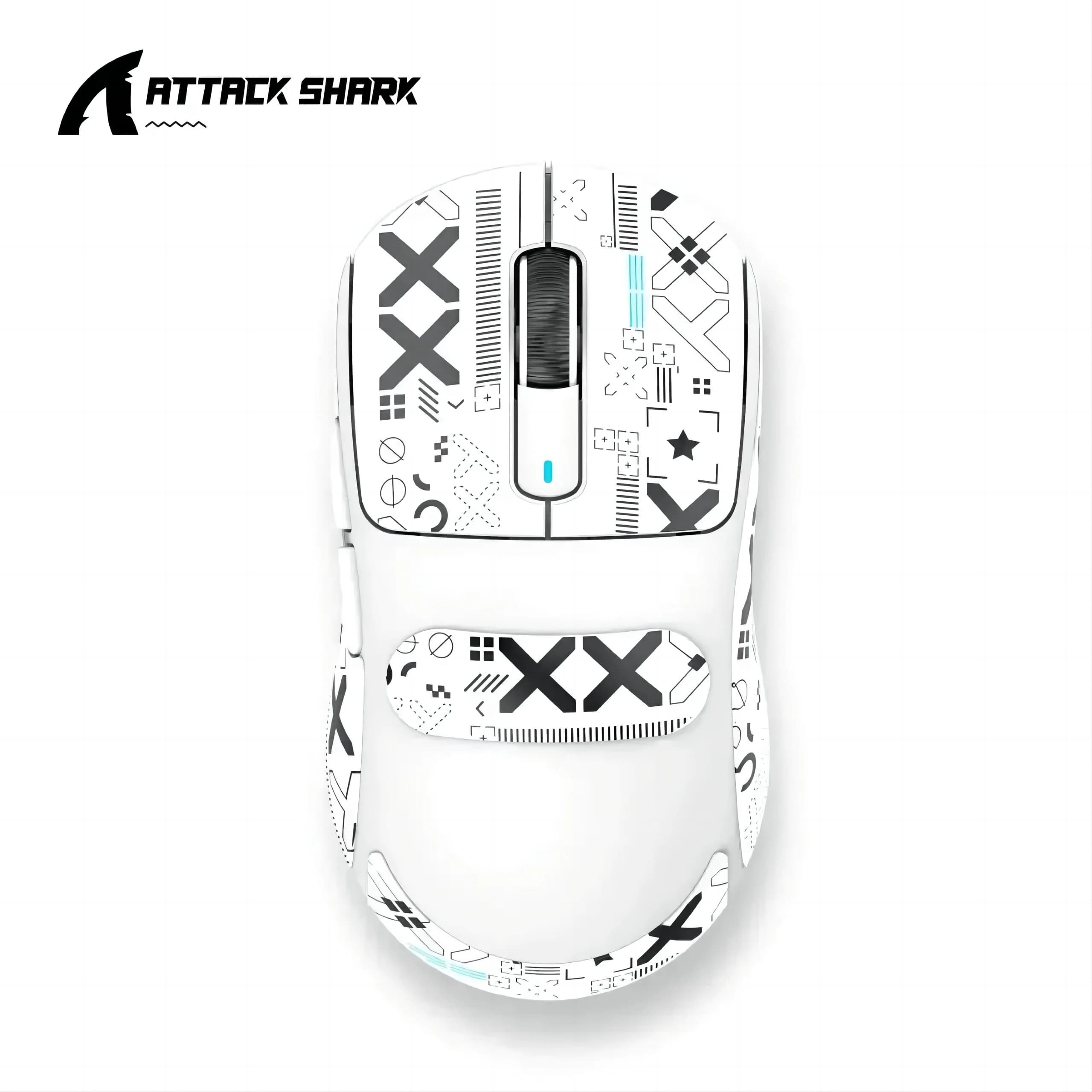 Attack Shark X3 Mouse Bluetooth, PixArt PAW3395, 49g leggero, connessione Tri-Mode, 650IPS,26000dpi, Mouse da gioco Macro