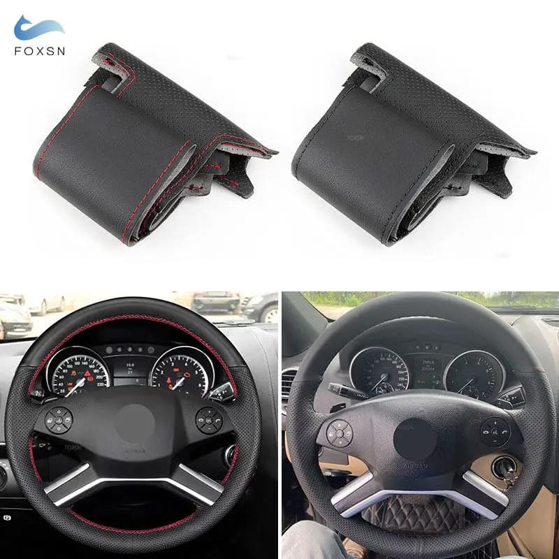 Car interior cover with leather braiding for Mercedes Benz GL M R Class X164 W164 R320 2009 2011 2012 2013