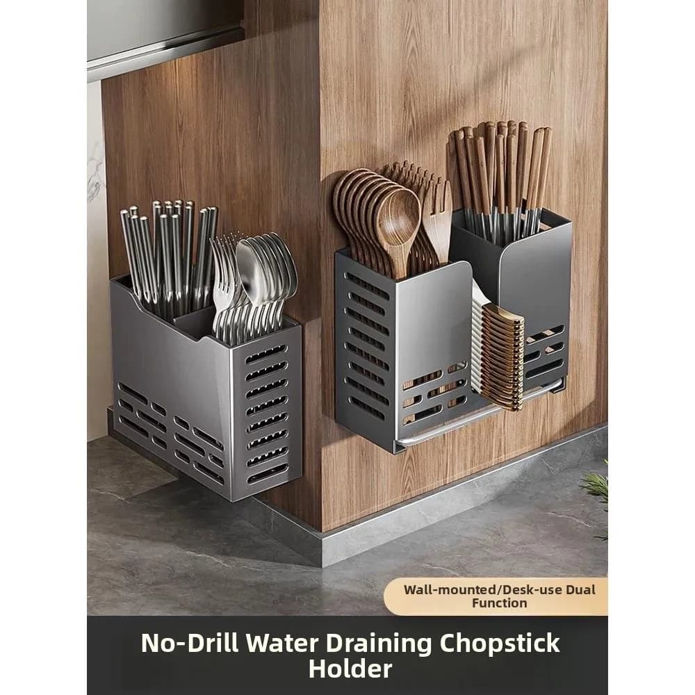 New Stainless Steel Kitchen Baquette Door from Wall, Square Container for Tools, for Home Use and Lunch Table